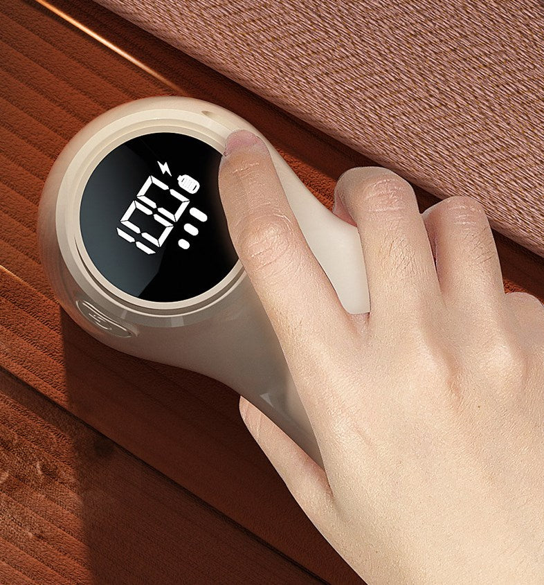 Rechargeable Fabric Shaver Lint Remover Electirc Sweater Defuzzer With Battery Display