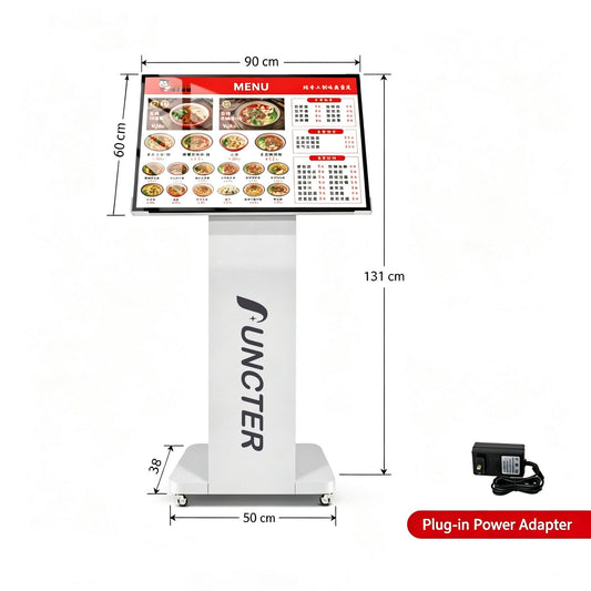 Freestanding Menu LED Light Box Illuminated Floor Menu Stand