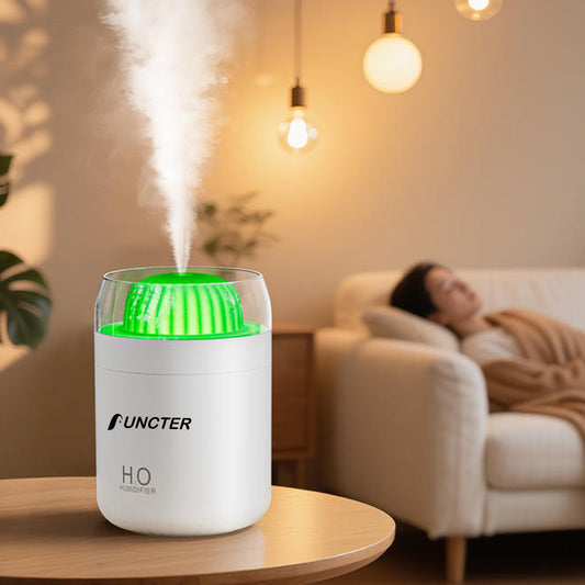 500ml Cool Ball Cactus Mini Humidifiers with Night Light