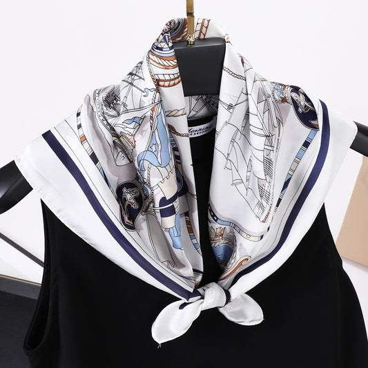 28" x 28" Stain Square Scarf Neck Scarves Kerchief Neckerchief Headband Handbags Wrap Scarf #8