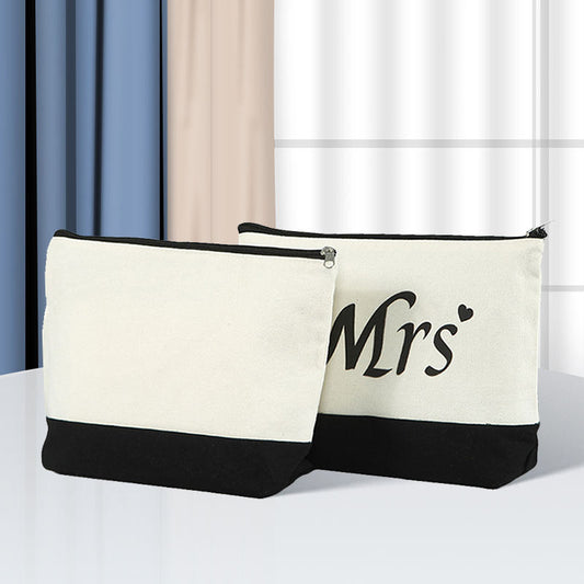 12oz Poly-Cotton Cosmetic Pouch