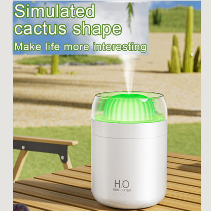 500ml Cool Ball Cactus Mini Humidifiers with Night Light