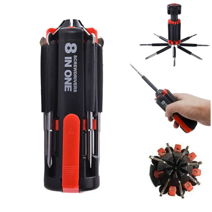 8" 1 Multifunctional Screwdrivers with Worklight