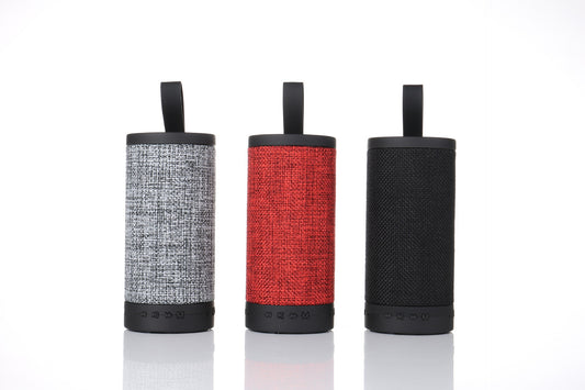 Fashion Cylindrical Fabric Stereo Wireless Speaker Player