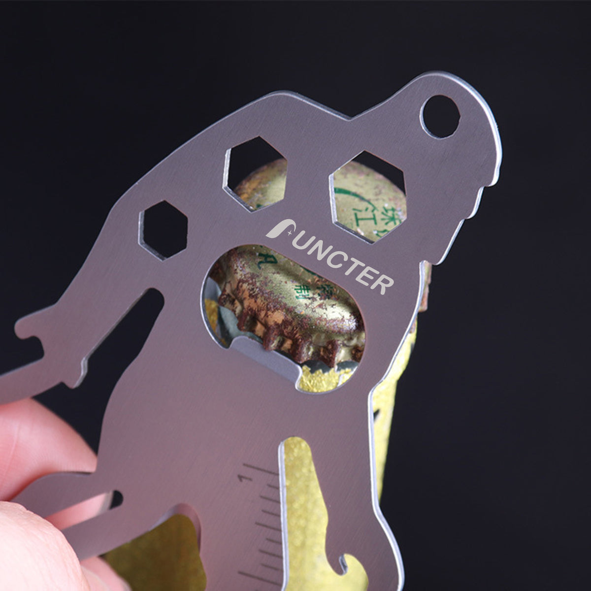9" 1 Stainless Steel Primitive Man Shape Multitool Card