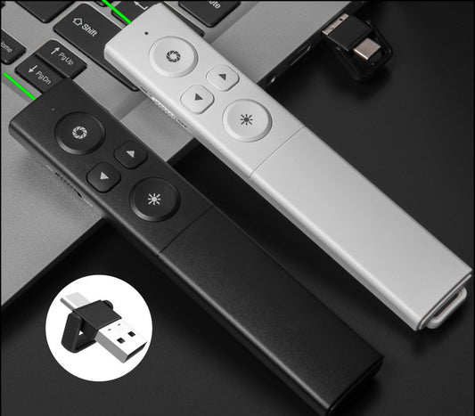 Type-C/USB Double-Ended Receiver Wireless Presenters W/Green Lights