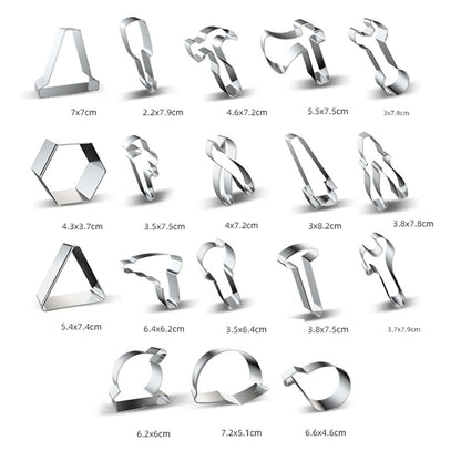 Stainless Steel Cookie Cutters Repair Tools Shape