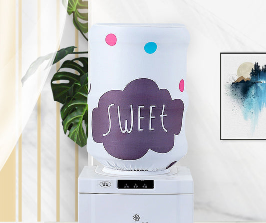 Printed Elastic Fabric Water Dispenser Barrel Dust Cover