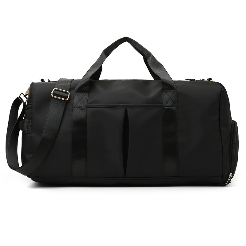 Travel Duffel Bag Sport Gym Bag Nylon Tote Bag Swimming Bag with Shoe Pouch&Wet Pocket