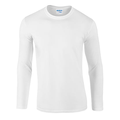 Men's 6.35 oz. Slim-Fit Long-Sleeve Crewneck Cotton T-Shirt