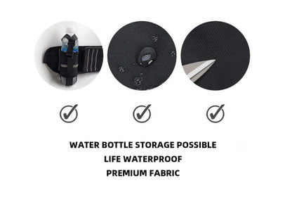 Waterproof Running Fanny Pack W/ Water Bottle Holder