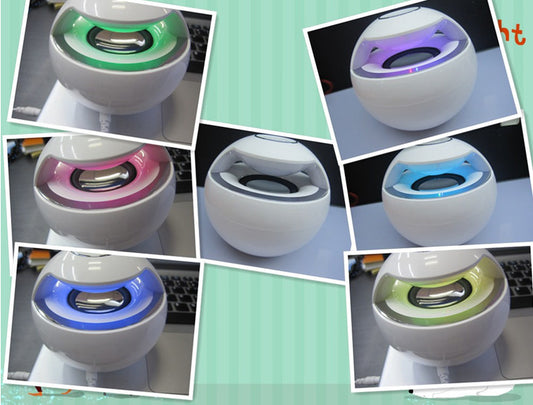 Fashion Robert Shaped Colorful LED Light Wireless Speaker