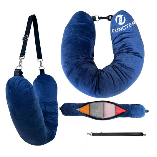 Portable Travel Neck Pillow Cover Only Unfilled
