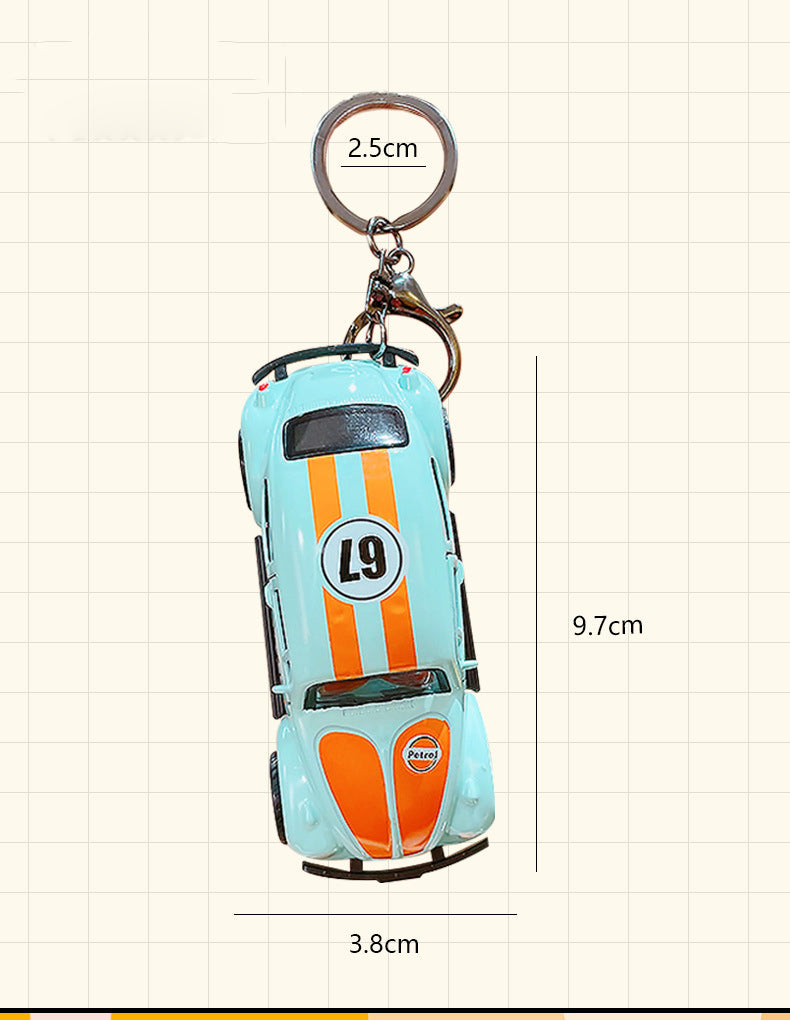 Vintage Classic Car Model Keychain Car Shaped Keychain