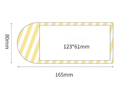 Custom Eco-Friendly PVC Business Card Magnifier/Bookmark