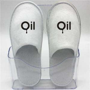 Velour Pile Closed-Toe Hotel Slipper