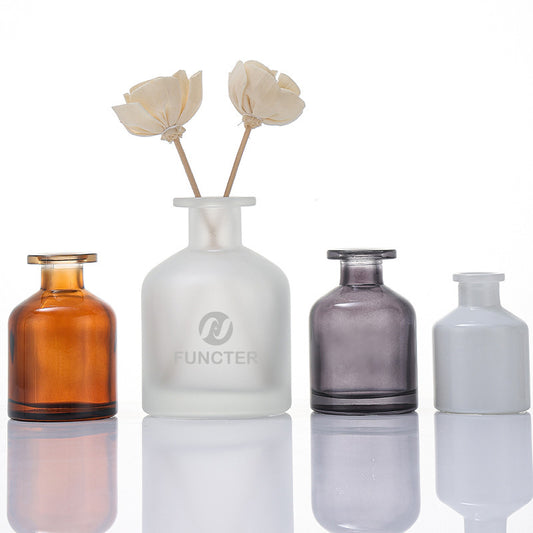 8 oz. Glass Diffuser Bottle, Aromatherapy Container For Home Fragrance