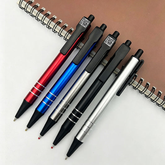 Metallic Pen Barrel Advertising QR Code Pen Event Promotion Pen