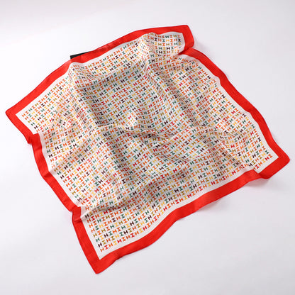 28" x 28" Stain Square Scarf Neck Scarves Kerchief Neckerchief Headband Handbags Wrap Scarf #16