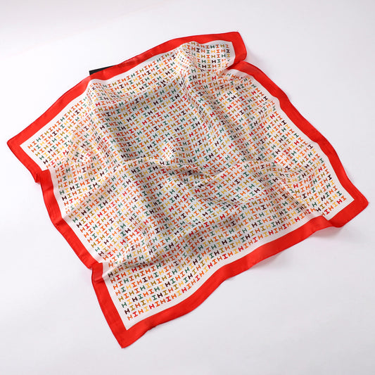 28" x 28" Stain Square Scarf Neck Scarves Kerchief Neckerchief Headband Handbags Wrap Scarf #16