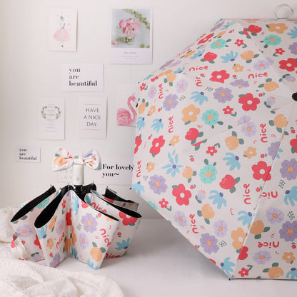 Full Custom Portable Travel Triple Folding Umbrella