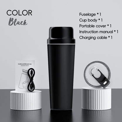 Portable Blender Stainless Steel Cup Electric USB Juicer Blender For Shakes Smoothies And Juice