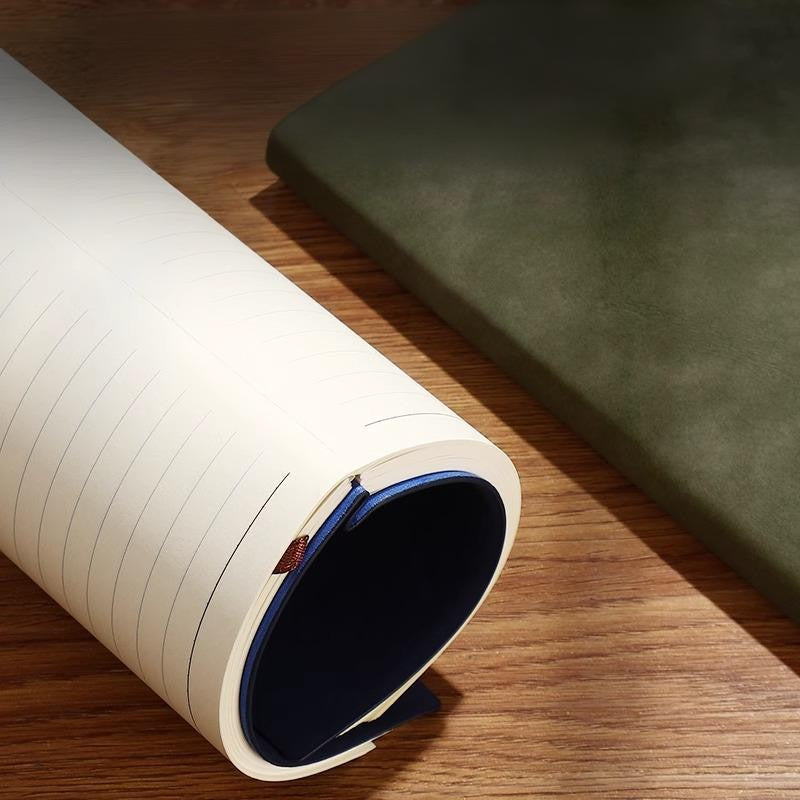 A5 PU Leather-Bound Business Notebook Writing Journal Executive Notebook Meeting Note
