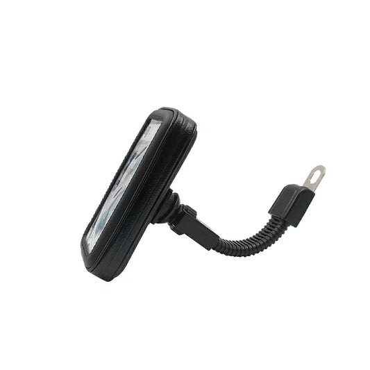 5.5" Bicycle Rearview Mirror Using Waterproof Phone Holder