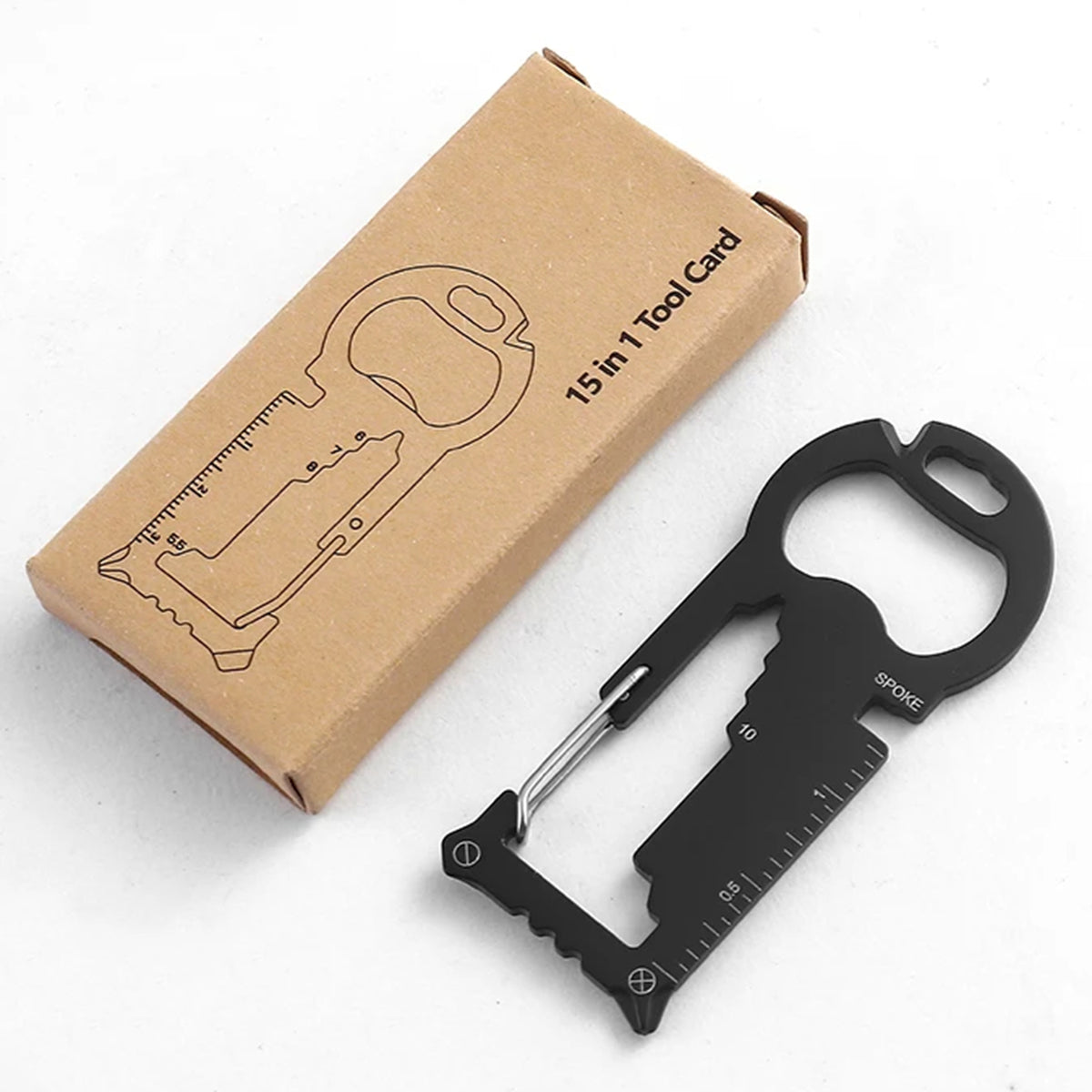 15" 1 Outdoor Stainless Steel Multitool Survival Card Repair Tool