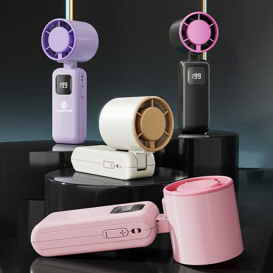 Portable Handheld Turbo Fan W/ Led Display