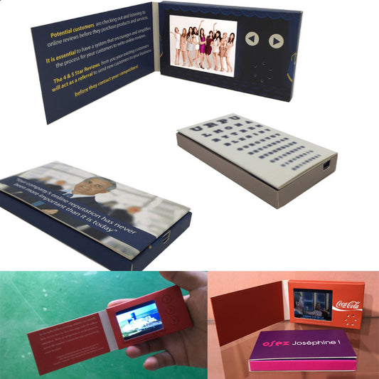 2.4'' Custom Shape Paper Video Card in Print (512MB)