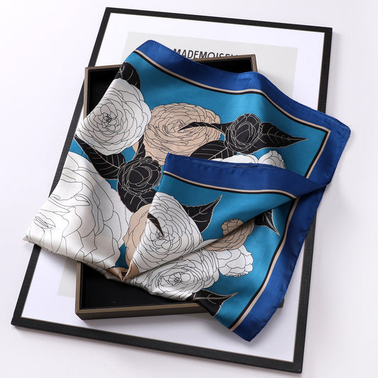 28" x 28" Stain Square Scarf Neck Scarves Kerchief Neckerchief Headband Handbags Wrap Scarf #21