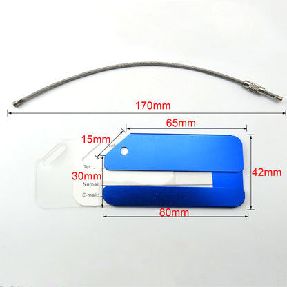 Aluminium Alloy Luggage Tag Suitcase Tag