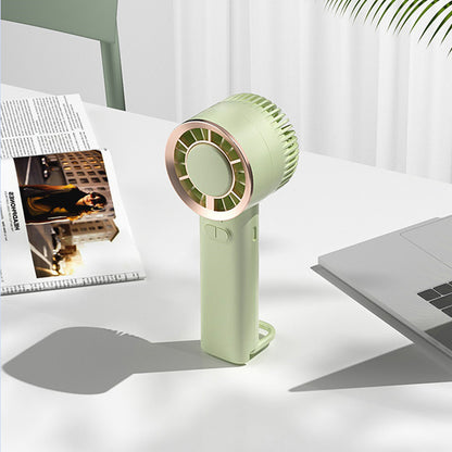 Mini Handheld Fan Portable Rechargeable Fan Desk Fan With Light