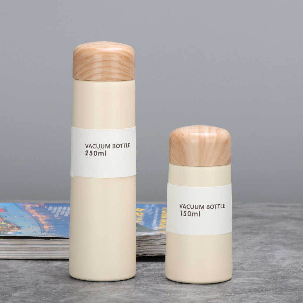 8.5oz/250ML 304 Stainless Steel Mini Insulated Water Bottle With Screw-on Lid Portable Vaccum Mug