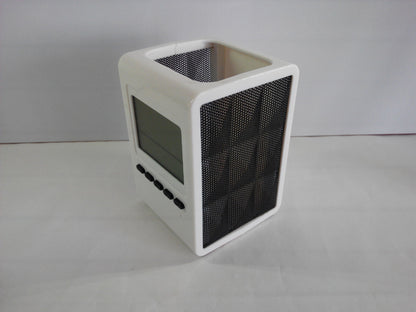 Creative Digital Thermometer Pen Holder Calendar Clock