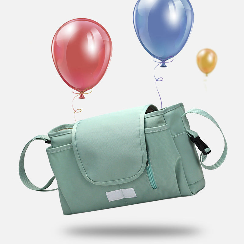 Multi-function Polyester Baby Stroller Organizer Bag Diaper Bag Baby Stroller Hanging Bag