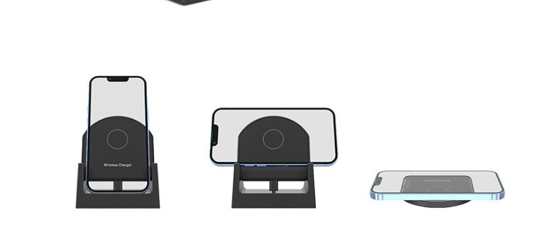 Magnet Foldable Wireless Fast Charger Stand Dock