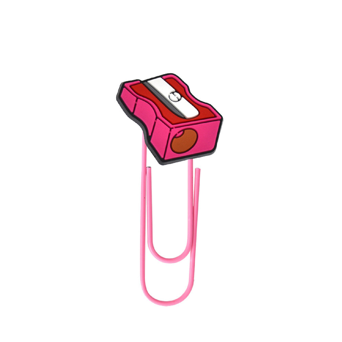 Patch Stationery Series - Pencil Sharpener PVC Custom Top Paper Clip Coated Clip Paper Clasp