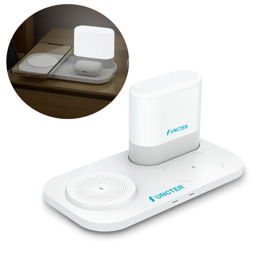 2" 1 Nightstand Lamp with Wireless Charging