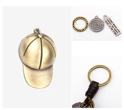 Classic Cap Metal Keychain