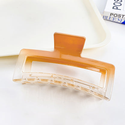 Hair Claws for Women Girls Candy Color Rectangle Hair Claw Clips
