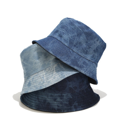 Double-Sided Wear Denim Jean Bucket Hat