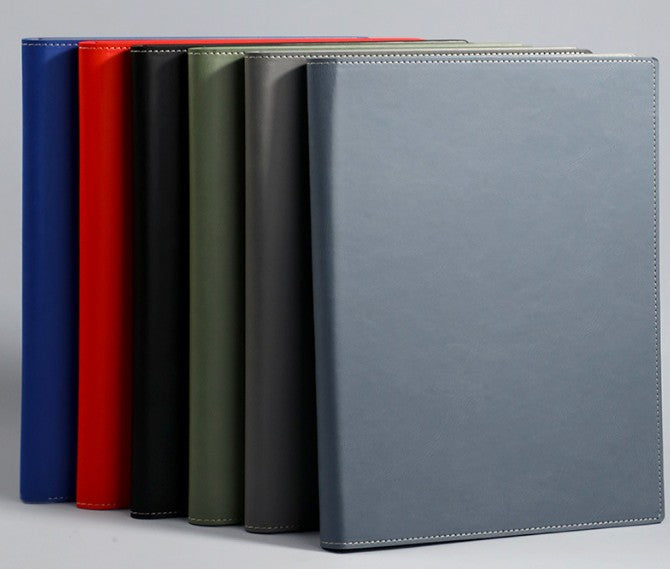 A4 Multi-Functional PU Document Organizer Folder W/Pen Loop