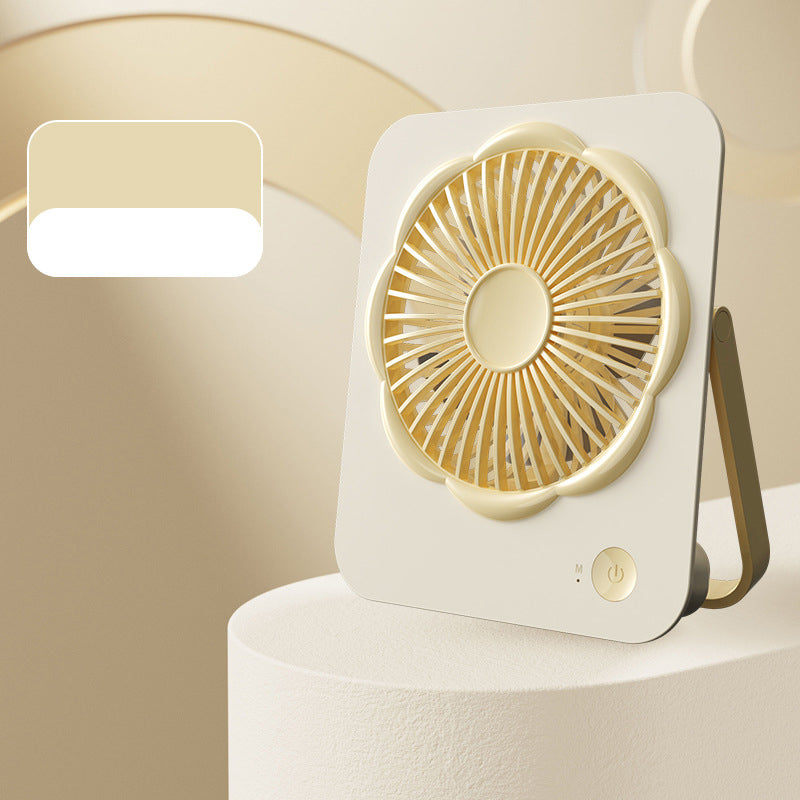 Rechargeable Desktop Fan Mini Hanging Fan Square Shape Fan
