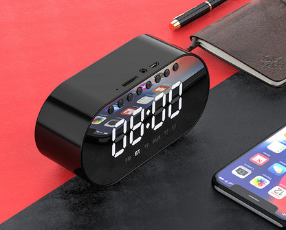 Mirror Clock Wireless Speaker Alarm Speaker