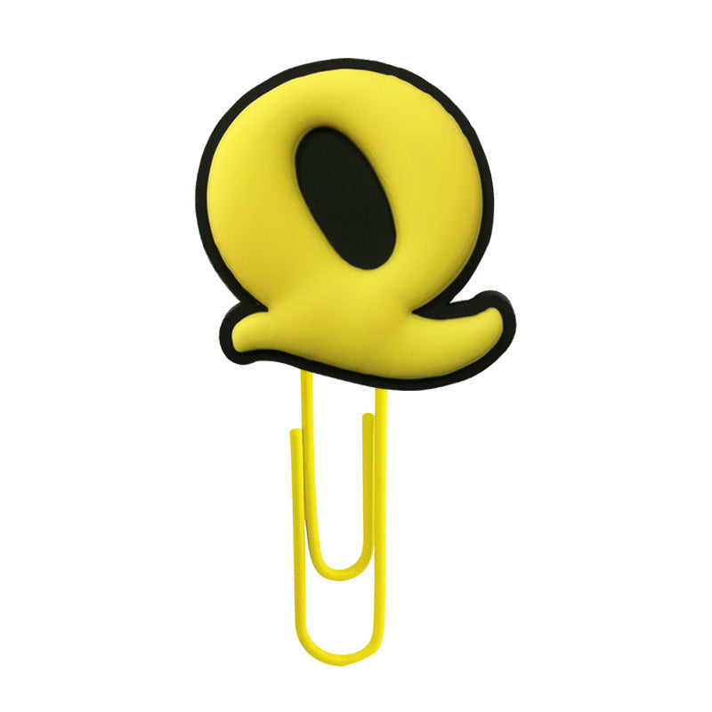 Patch Letter Series - Letter Q Paper Clip