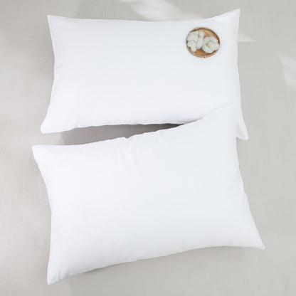 20 x 28" Embroidery Premium Square Cotton Throw Pillowcase - Envelope Closure