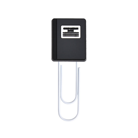 Patch Stationery Series - Notebook Shape PVC Custom Top Paper Clip Coated Clip Paper Clasp
