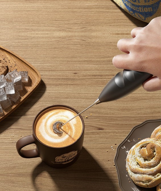 Handheld Milk And Coffee Frother Drink Mixer Electric Whisk Foam Maker